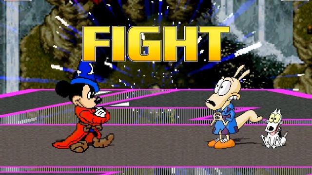 Mugen #20: Mickey Mouse vs Rocko смотреть онлайн