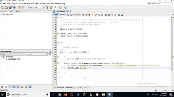 How to create and write Text Files in java |Writing Text File in java |Java How to write a text fil