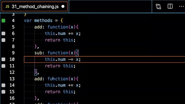 Method Chaining - JavaScript смотреть онлайн