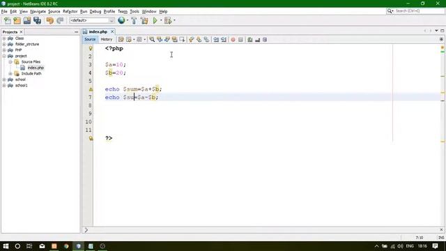 Php Arithmetic Oprations (With initalized value) смотреть онлайн