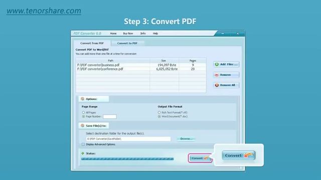 Tenorshare PDF Converter - Convert Between MS Word, Excel, PowerPoint and PDF смотреть онлайн