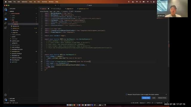 Building AI powered apps | Vercel AI Accelerator (Langchain) смотреть онлайн