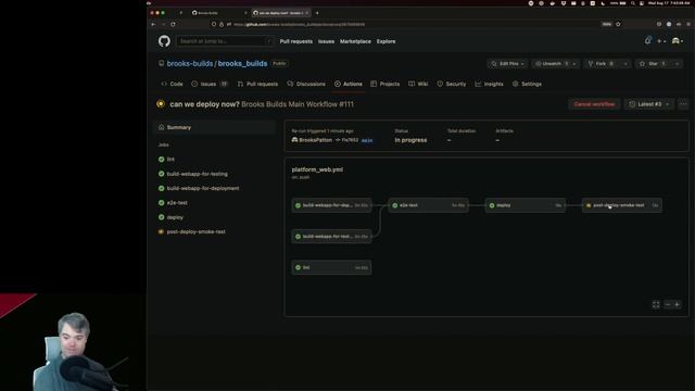Stream archive: Fixing my CD flow with GitHub Actions (2022-08-17) смотреть онлайн
