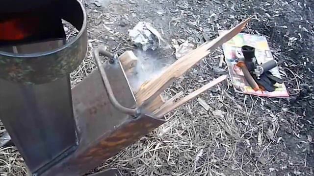 Дровяная печь «РАКЕТА» смотреть онлайн
