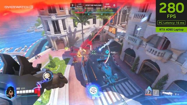 300+ FPS 1440p OVERWATCH 2 - Powered by GeForce RTX 4090 Laptop смотреть онлайн
