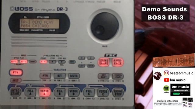 BOSS DR3 Demo Sounds смотреть онлайн