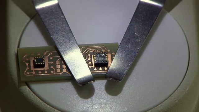 SMD "dead bug" prototype hand soldering with tiny LGA sensors. смотреть онлайн
