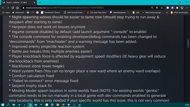 VALHEIM UPDATE! Cheats Restricted! Multiplayer Fixes! HARPOON Boss Nerf! Big Changes! Valheim News! смотреть онлайн