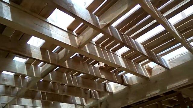 Каркасный дом - перекрытие , второй этаж, Беларусь смотреть онлайн