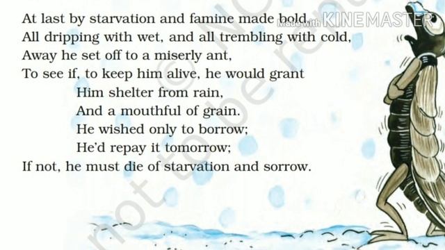 The Ant and The Cricket || Class 8 Honeydew || Poem 1. смотреть онлайн