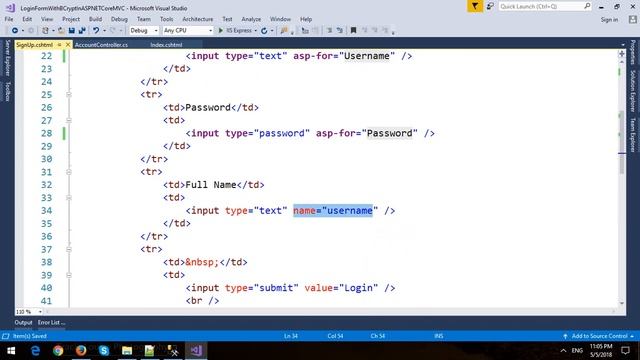 Login Form with BCrypt Password in ASP.NET Core MVC and Entity Framework смотреть онлайн
