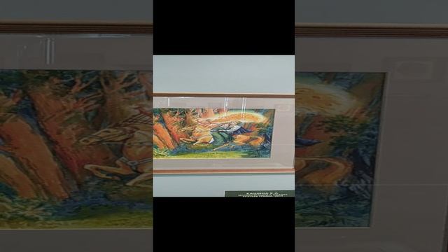 Работы акварелью учеников Сергея Андрияки. Обзор выставки 2 часть. смотреть онлайн