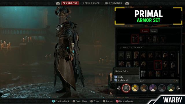 ALL Sorcerer Transmog Armor Sets & All Color Variants - Diablo 4
