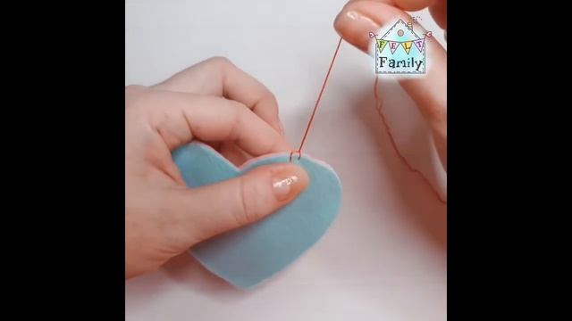 Петельный шов. Шьем из фетра легко. Felt Family. смотреть онлайн