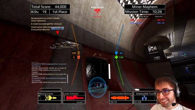 Miner Mayhem with the Devs - Descent: Underground Multiplayer 264 смотреть онлайн