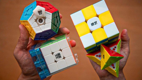 РАСПАКОВКА на 100$. Кубик Рубика Weilong WRM 2020, Мегаминкс Aohun WRM, пирамидка X-MAN v2 M и др.