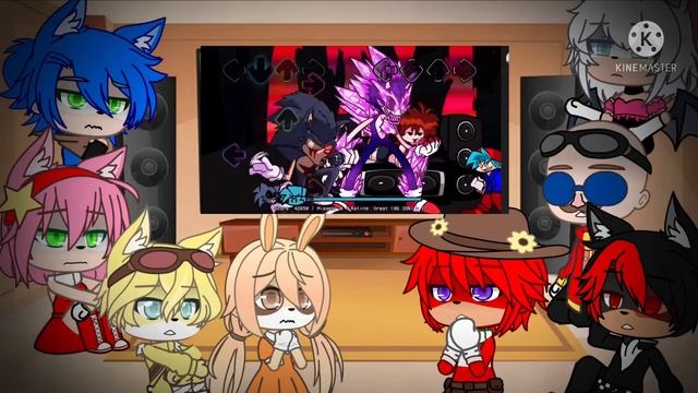 Sonic Characters React To Friday Night Funkin VS Sonic.exe Hell Reborn // GCRV смотреть онлайн