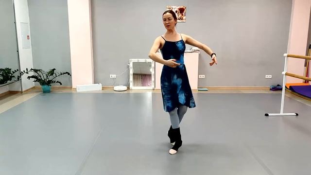 Падебуре с руками. Балет для взрослых и детей (уроки). смотреть онлайн