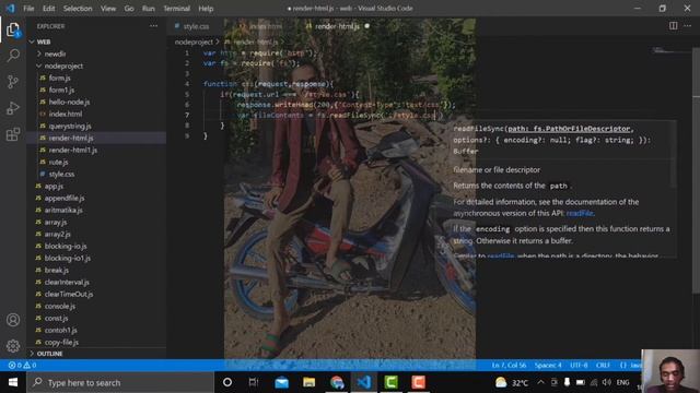 27. Menggunakan file CSS dalam aplikasi Node.js смотреть онлайн