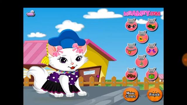 Игра для детей мой маленький котик день рождения! В игре My Little Kitty Birthday!