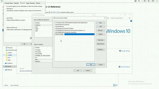 Windows 10 install java_11 + HelloWorld смотреть онлайн
