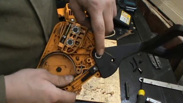 Бензопила Partner p350xp chrome: крышка сцепления ( с 7й минуты)и др мелкие доделки смотреть онлайн