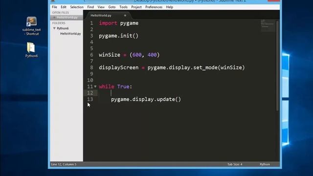 How to run Python Pygame In Windows 10 To Build Window Screen - Easy To Follow Tutorial ►▼◄ смотреть онлайн