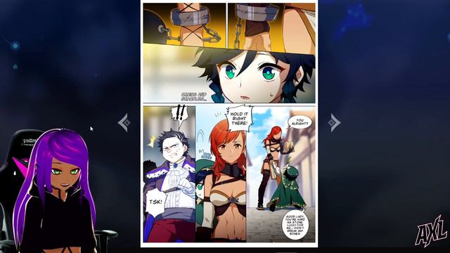 MANGA?! Genshin Impact Manga Reading + Live Reaction | Prologue: Songs of the Wind | Genshin Impact смотреть онлайн