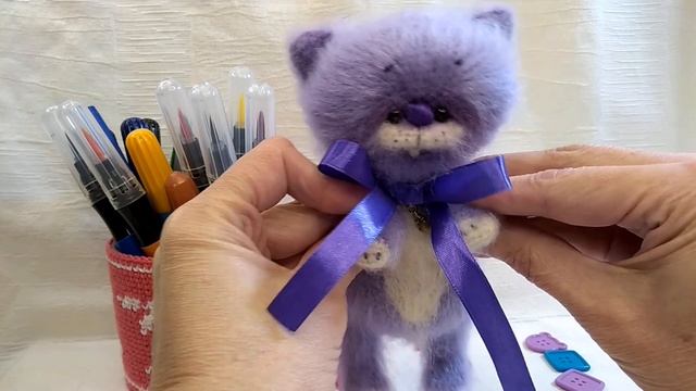 Сиреневый котик МОНЯ на монитор 7 смотреть онлайн