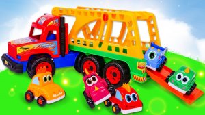 Песенка про автовоз и машинки Мокас! Развивающие мультики для малышей и детские песенки