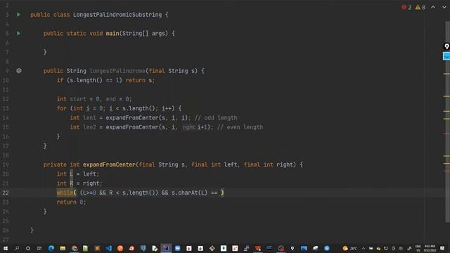 54 - Longest Palindromic Substring - Final DP solution in Java смотреть онлайн