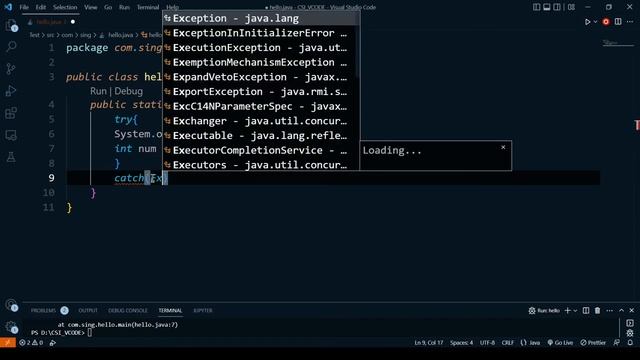 TRY CATCH FINALLY - JAVA | V-CODE | CSI | VIT-AP смотреть онлайн