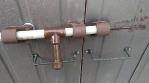 Засов (задвижка) для ворот своими руками.