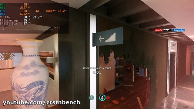 Intel Core i5-10210U \ UHD Graphics 620 \ Tom Clancy's Rainbow Six Siege @720p low settings 8GB RAM смотреть онлайн
