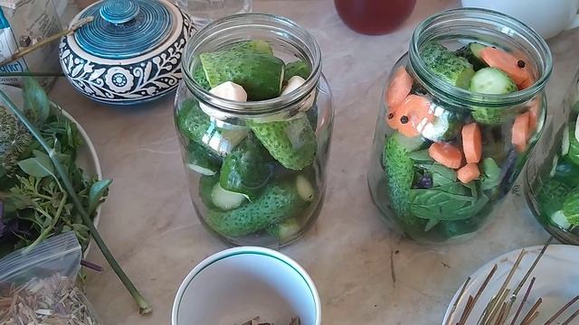 Новые вкусы -консервируем огурцы.