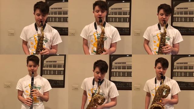 You're A Mean One, Mr. Grinch Saxophone & Clarinet Multi-Track смотреть онлайн