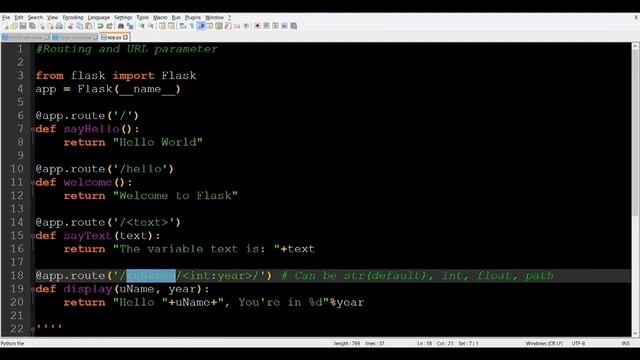অসমীয়াত Python Flask | Routing in Flask [in Assamese] - ৰাউটিং কেনেকৈ কৰে | Lesson - 3 смотреть онлайн