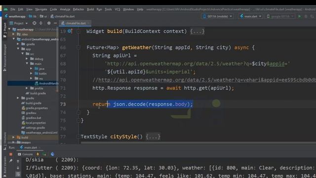 Use of json and http in flutter || Lec # 81 || Part 11 смотреть онлайн