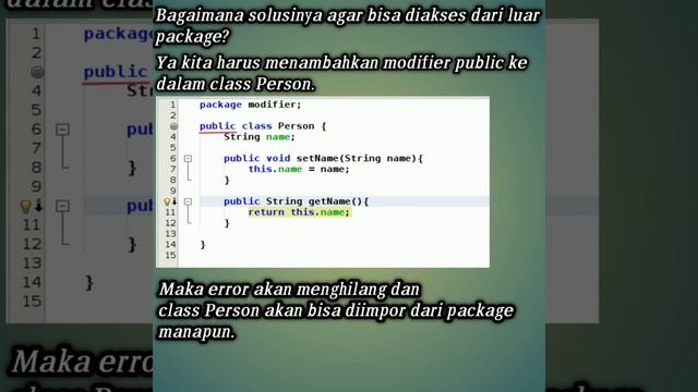 Perbedaan modifier public, private, protected смотреть онлайн