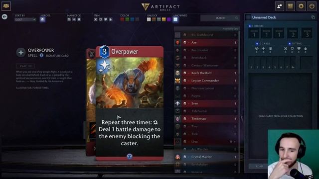 Обзор новых карт Artifact 2.0 | Геройский драфт | Часть 1 смотреть онлайн