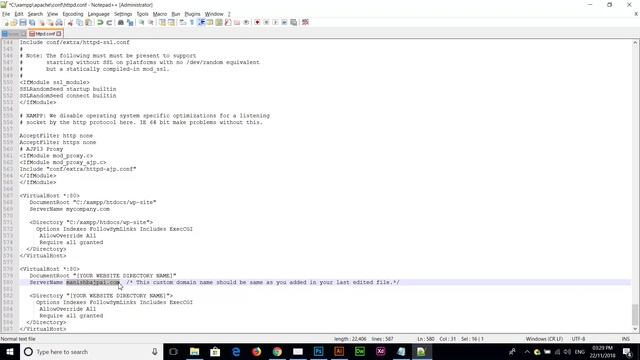 Add Custom Domain On Localhost Server Using XAMPP смотреть онлайн
