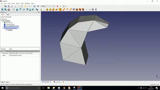 Blender to FreeCAD FEM смотреть онлайн