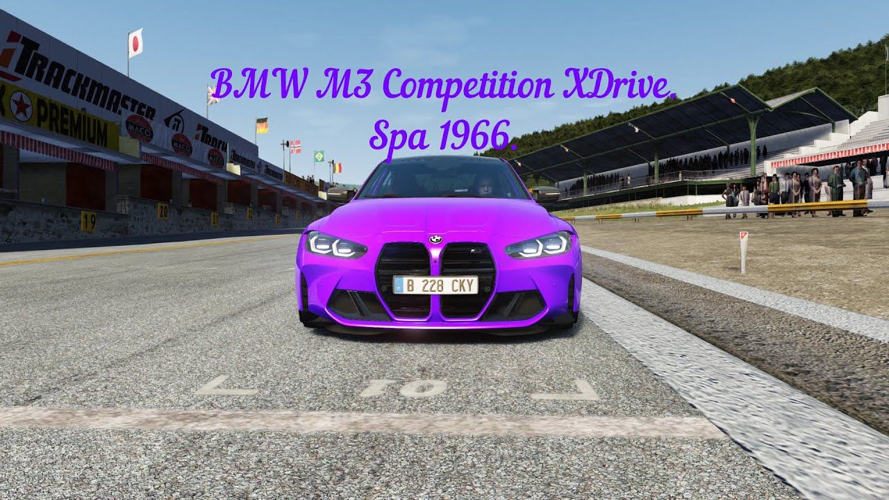 Bmw M3 Competition Xdrive - Spa 1966 | Assetto Corsa. смотреть онлайн