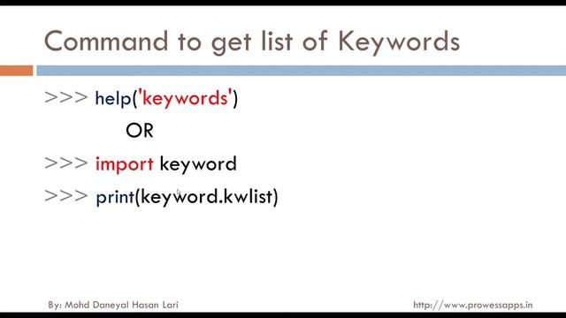 Keywords in Python in Hindi | Python Tutorial in Hindi | Learn Python in Hindi |#4 смотреть онлайн