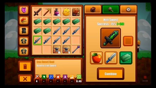 book V, Hell sword and Healing staff lV | Super Cartoon survival game смотреть онлайн