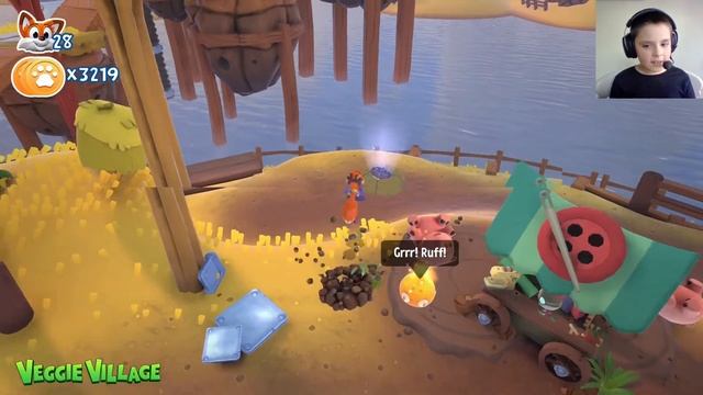 NEW SUPER LUCKY'S TALE 12: Veggie Village - Marble Puzzles смотреть онлайн