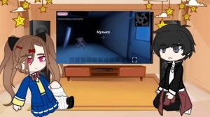 Реакция персонажей "Я ей хлеб ,а она бьёт :( " //Valera Ghosther//gacha nox//