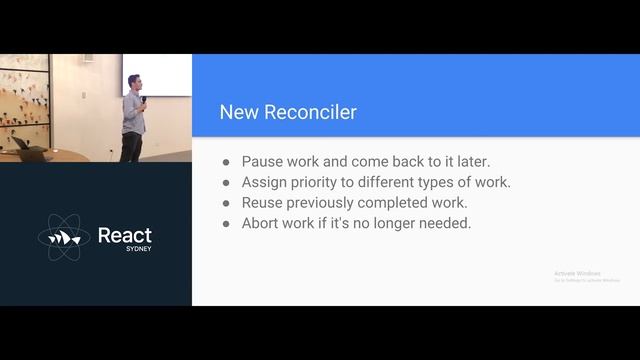 React Fiber overview смотреть онлайн