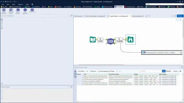 Alteryx 2021.4 - Named Entity Recognition смотреть онлайн