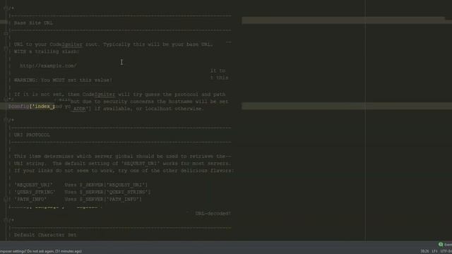configure your database in codeigniter смотреть онлайн
